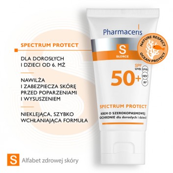 Pharmaceris S Spectrum Protect krem o szerokopasmowej ochronie SPF 50+ 50 ml