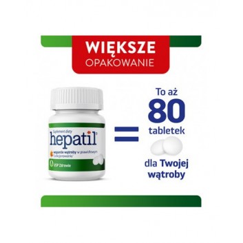 Hepatil, tabletki, 80 sztuk