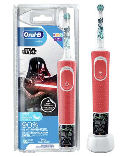 Oral-B D100 Kids Star Wars Szczoteczka elektryczna dla dzieci 3+, 1 szt. cena, opinie, stosowanie zdjęcie