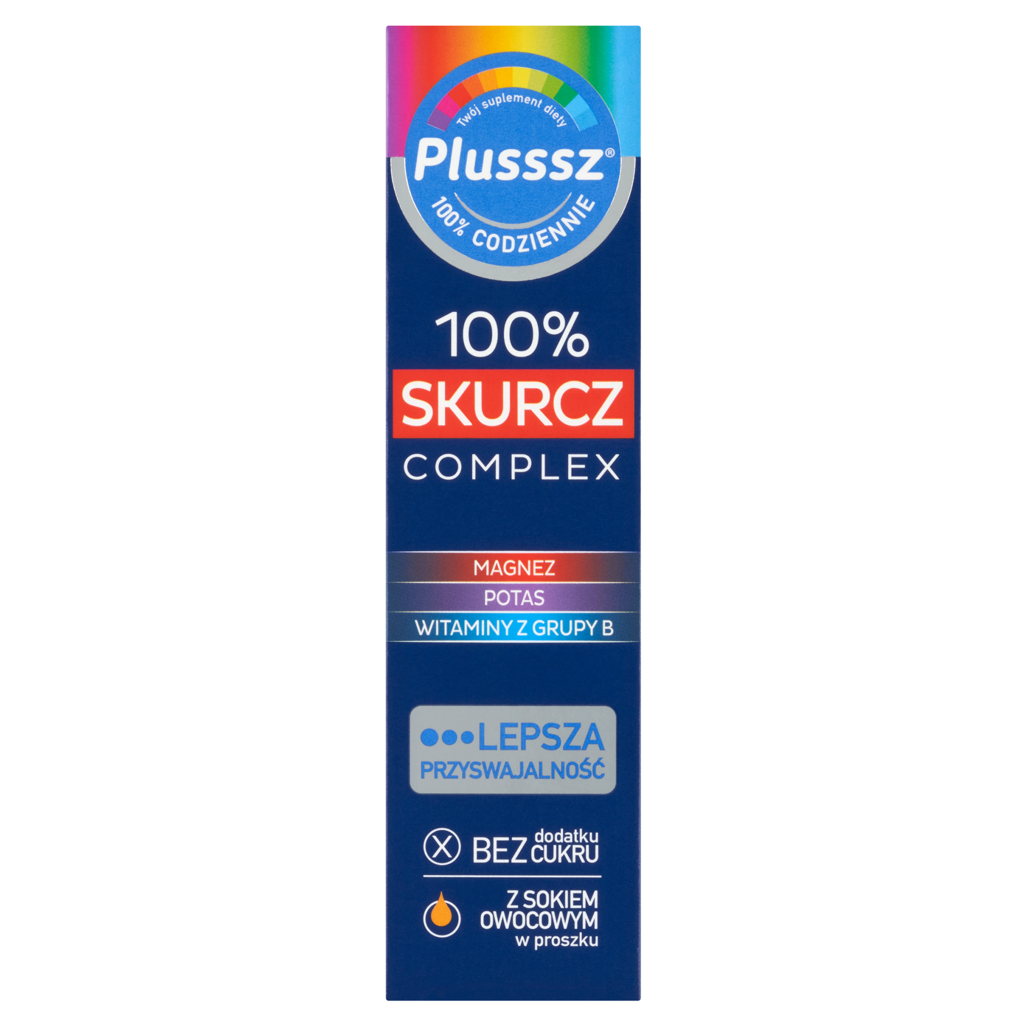 Plusssz 100% Skurcz complex - 20 tabl. mus. - cena, opinie, właściwości  zdjęcie