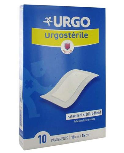 Urgo Urgosterile 10 cm x 15 cm sterylne samoprzylepne plastry 10 sztuk zdjęcie
