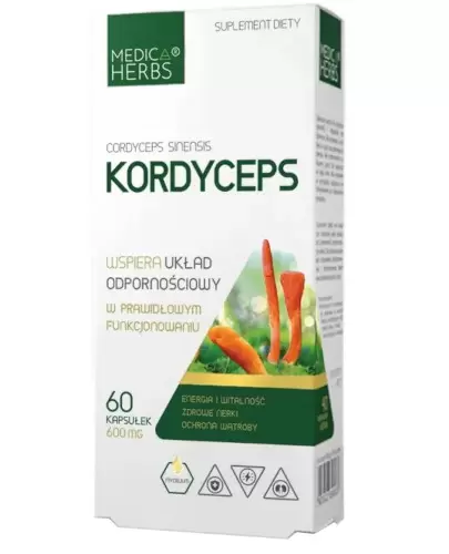 Medica Herbs Kordyceps 60 kapsułek zdjęcie