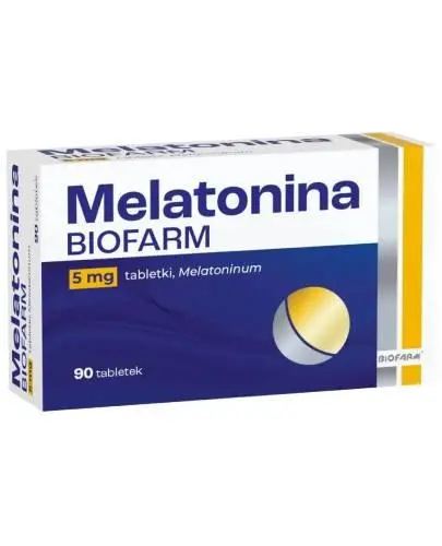 Melatonina Biofarm, 5 mg, 90 tabletek zdjęcie