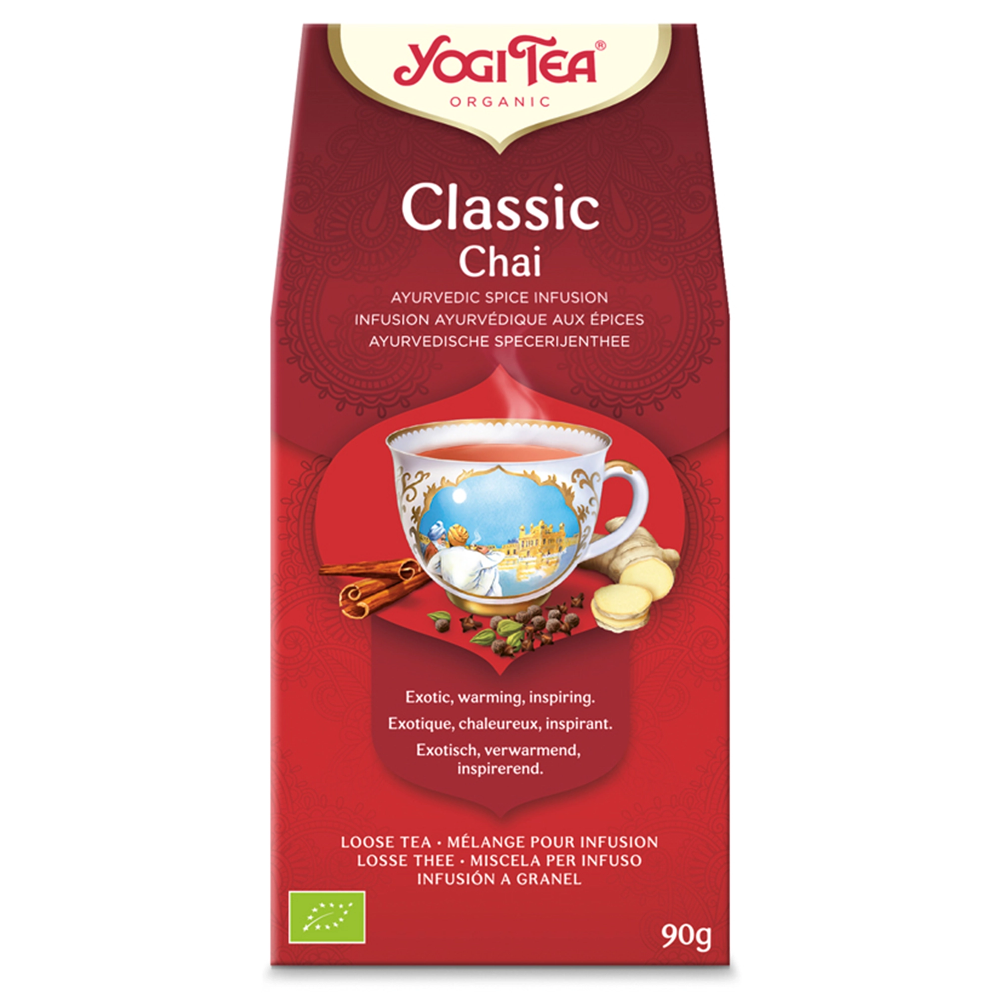 Yogi Tea Organic CLASSIC CHAI Klasyczny Czaj BIO - 90 g zdjęcie
