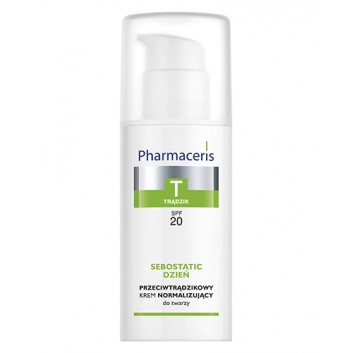 Pharmaceris T Sebostatic Dzień krem przeciwtrądzikowy SPF20 matująco normalizujący do twarzy 50 ml