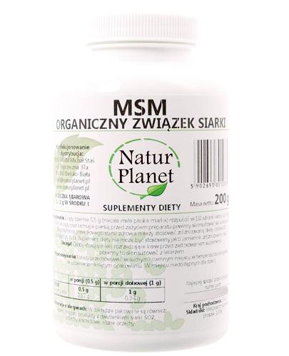 NATUR PLANET MSM - 200 g zdjęcie