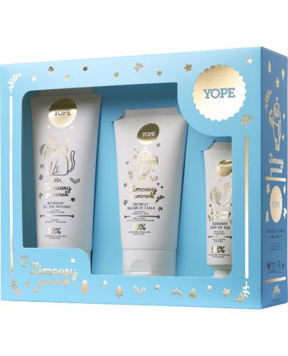 YOPE Zimowy Poranek Żel pod prysznic, 200 ml + Balsam do ciała, 150 ml + Krem do rąk, 50 ml [ZESTAW] zdjęcie
