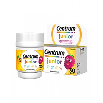 Centrum Junior witaminy dla dzieci 4+, tabletki do ssania, 30 sztuk
