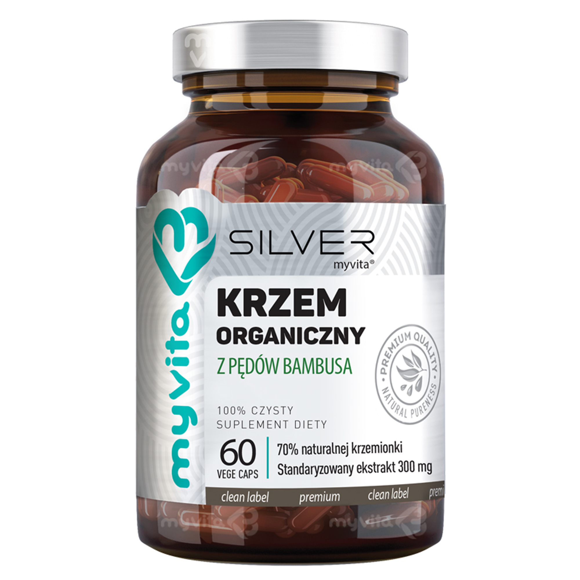 MyVita Silver Krzem organiczny z pędów bambusa - 60 kaps. zdjęcie