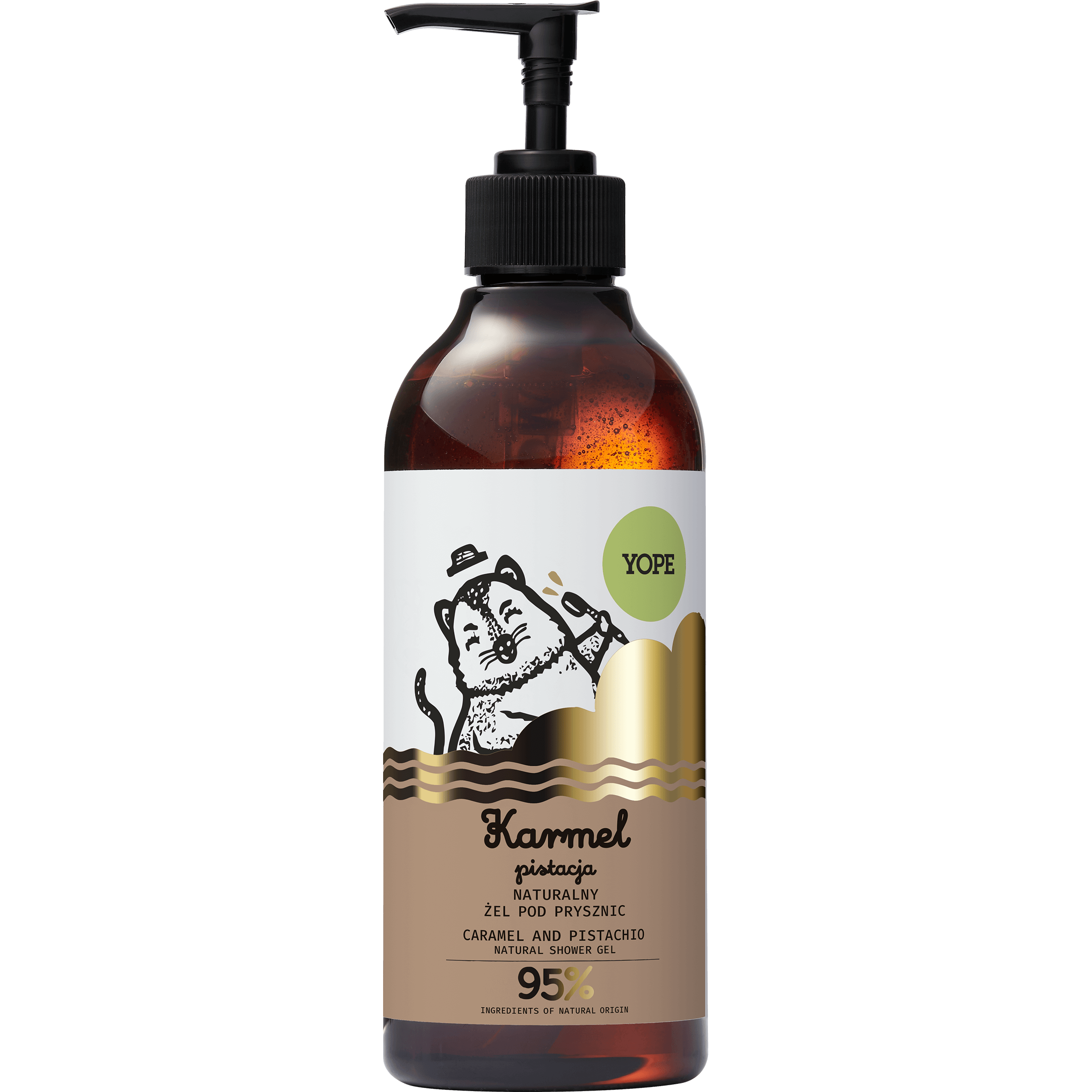 Yope Karmel Pistacja, żel pod prysznic, 400 ml zdjęcie
