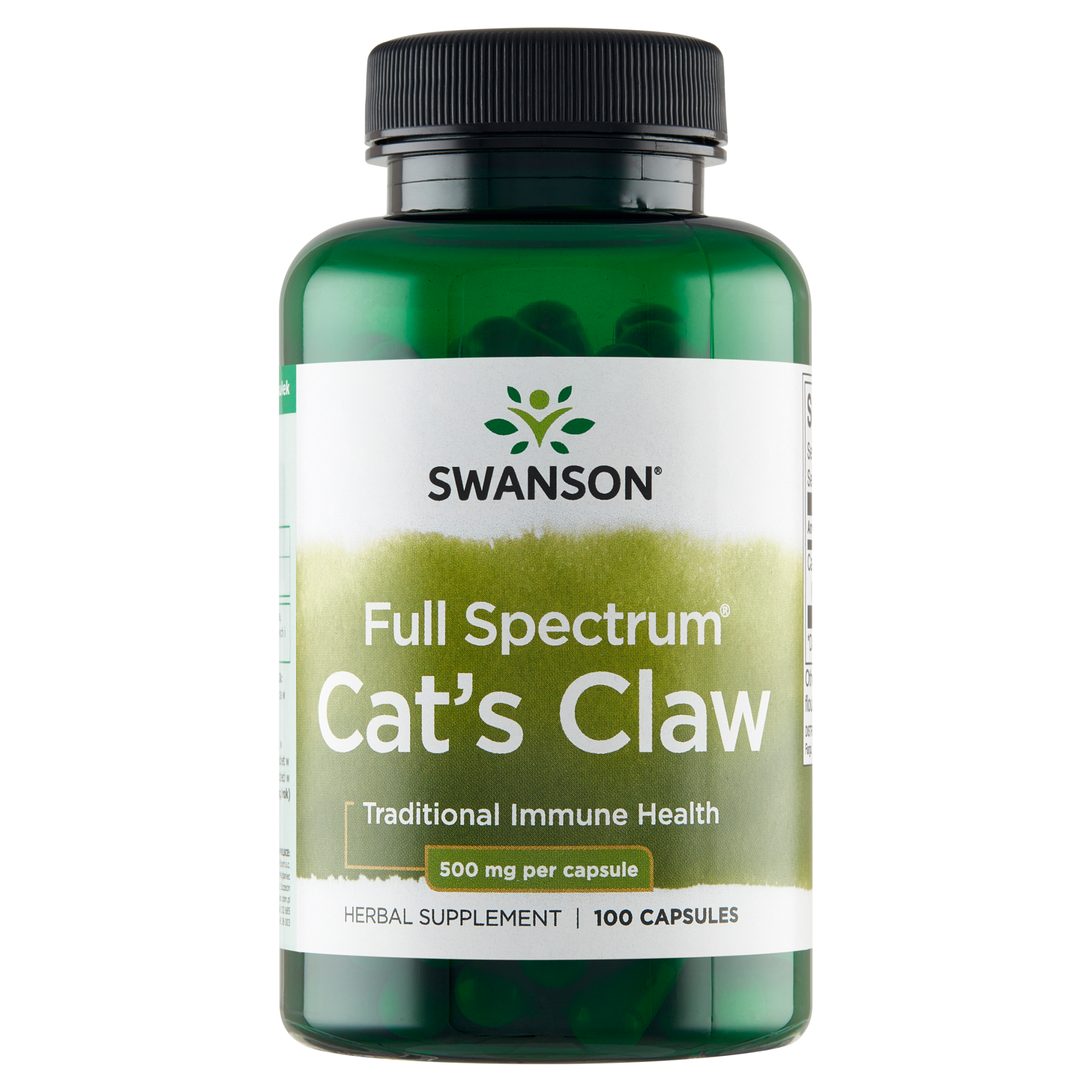Swanson Full Spectrum Cat's Claw (Koci Pazur) 500 mg 100 kapsułek zdjęcie