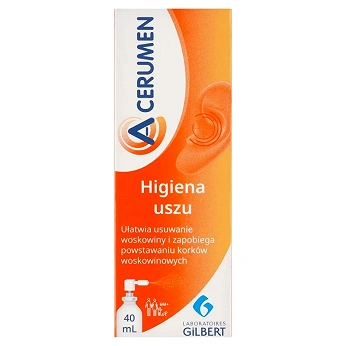 A-Cerumen preparat do higieny uszu w sprayu 40 ml zdjęcie