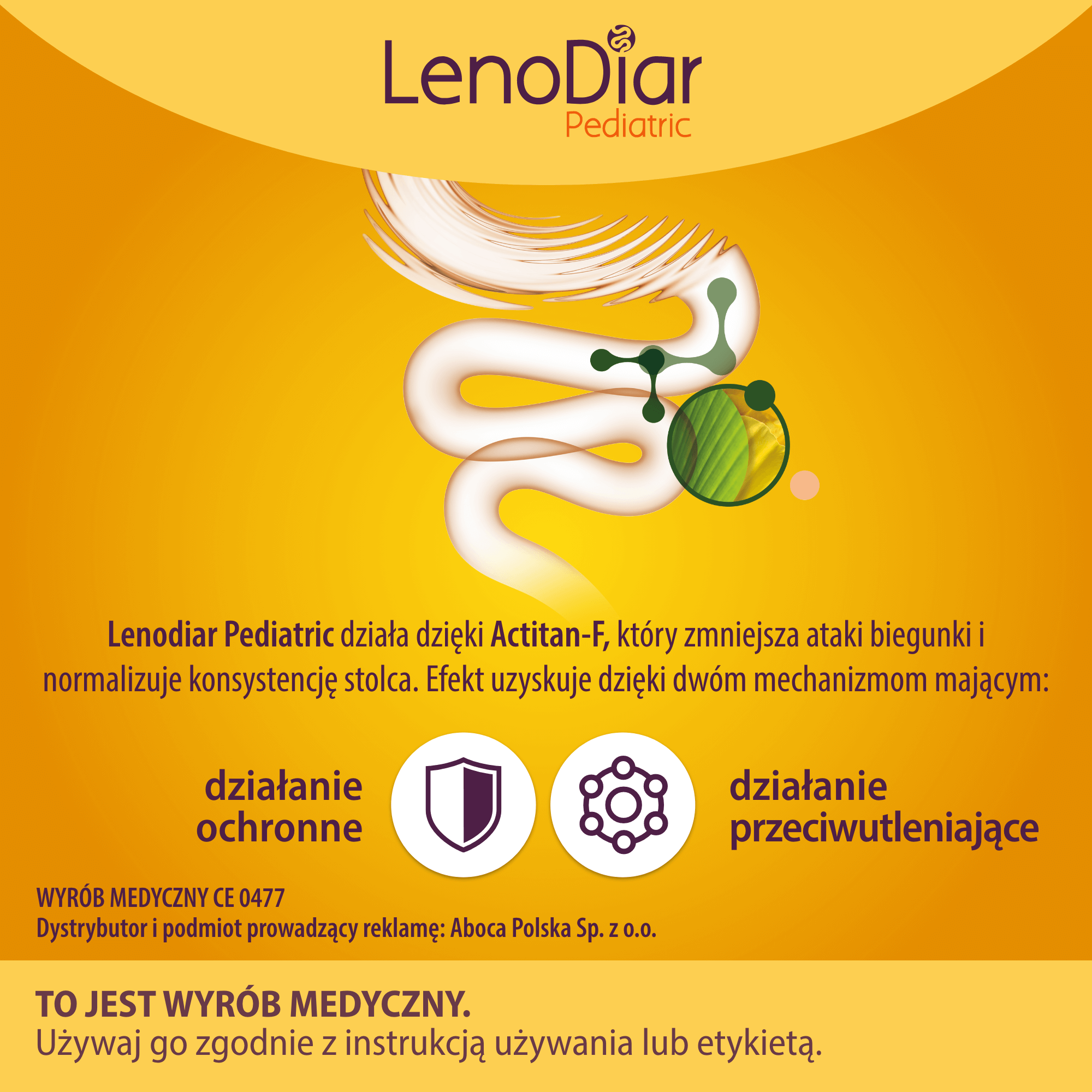 Aboca LenoDiar Pediatric 12 saszetek