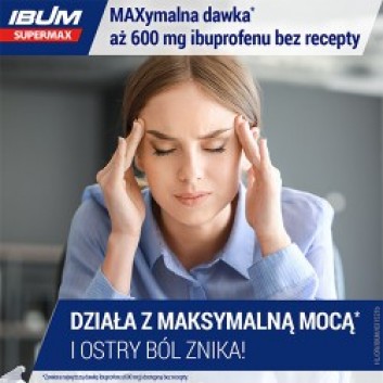 Ibum Supermax, 600 mg, kapsułki miękkie, 10 sztuk