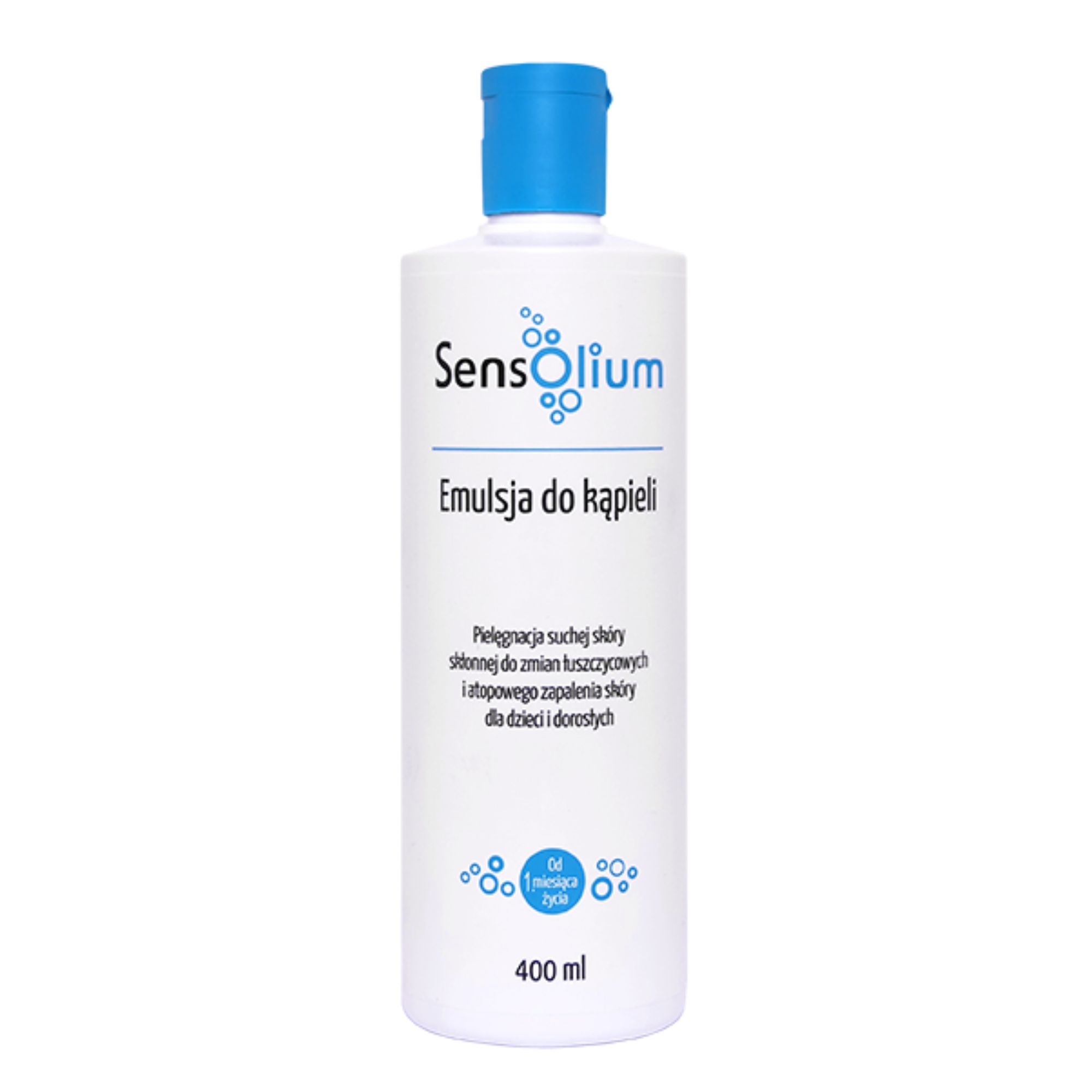 SENSOLIUM Emulsja do kąpieli - 400 ml. Do skóry suchej skłonnej do AZS. zdjęcie