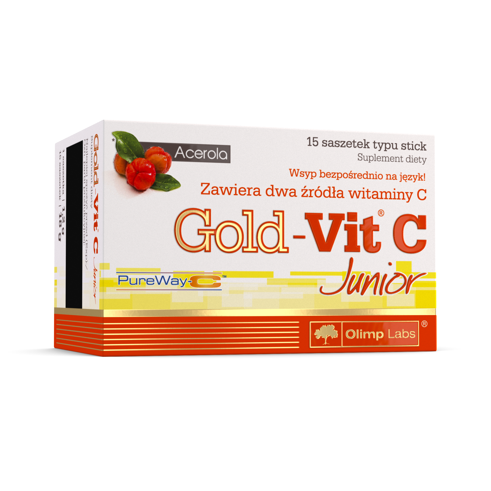 OLIMP GOLD VIT C JUNIOR - 15 sasz. zdjęcie