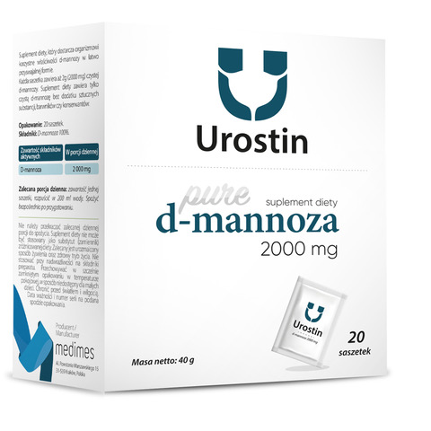 Urostin d-mannoza 2000 mg, 20 saszetek zdjęcie