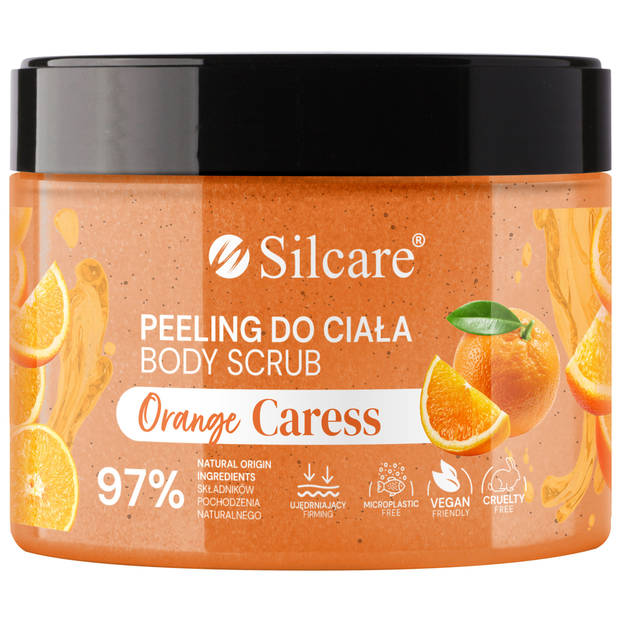 Silcare Scrub Body Orange Caress, peeling, 350 g zdjęcie