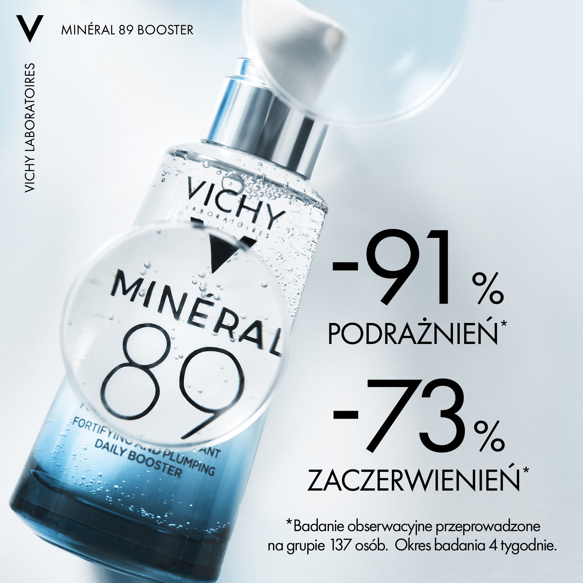 Vichy Mineral 89 serum booster nawilżająco-wzmacniający, 50 ml