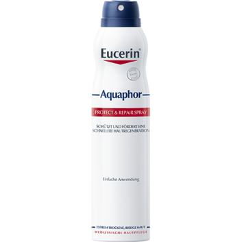 Eucerin Aquaphor Maść regenerująca w sprayu do skóry suchej popękanej i podrażnionej dla dorosłych i niemowląt, 250 ml, cena, opinie, stosowanie