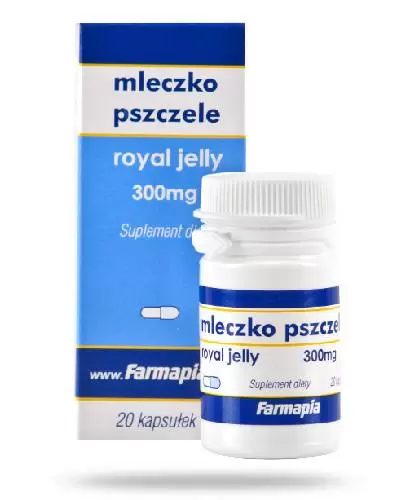 Mleczko pszczele 300mg 20 kapsułek zdjęcie