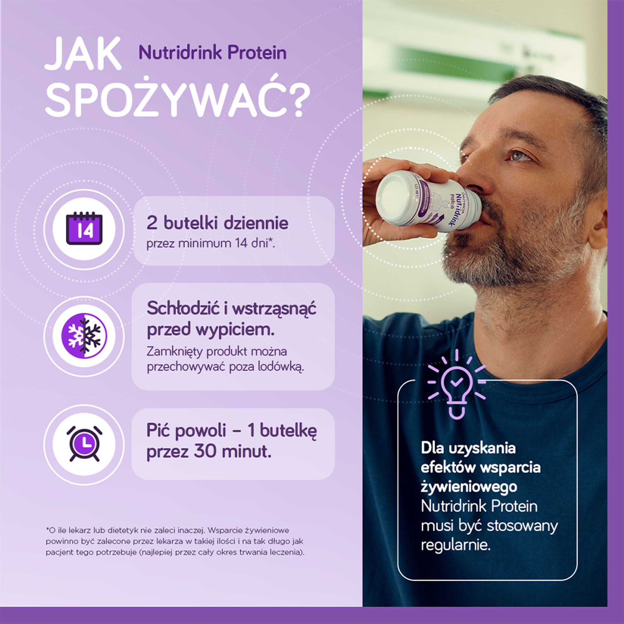 Nutridrink Protein, o smaku mokka, 4 x 125 ml