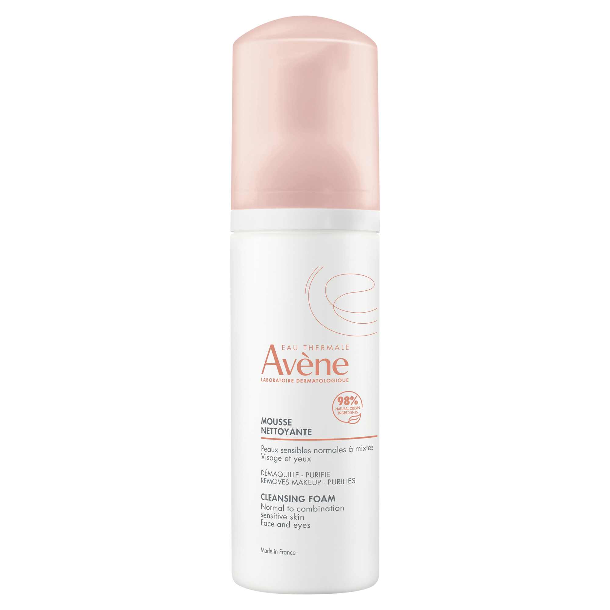 AVENE Pianka oczyszczająca do skóry wrażliwej, normalnej i mieszanej, 150 ml zdjęcie