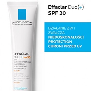 La Roche Posay Effaclar Duo+ SPF30 krem zwalczający niedoskonałości 40 ml