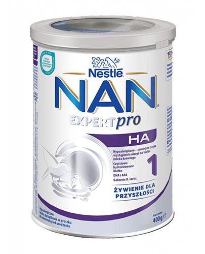 NESTLE NAN Expert Pro HA 1 Hypoalergiczne mleko początkowe w proszku dla niemowląt od urodzenia 400 g zdjęcie