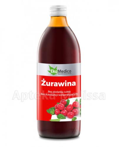 EKAMEDICA Żurawina sok 100% - 500 ml zdjęcie
