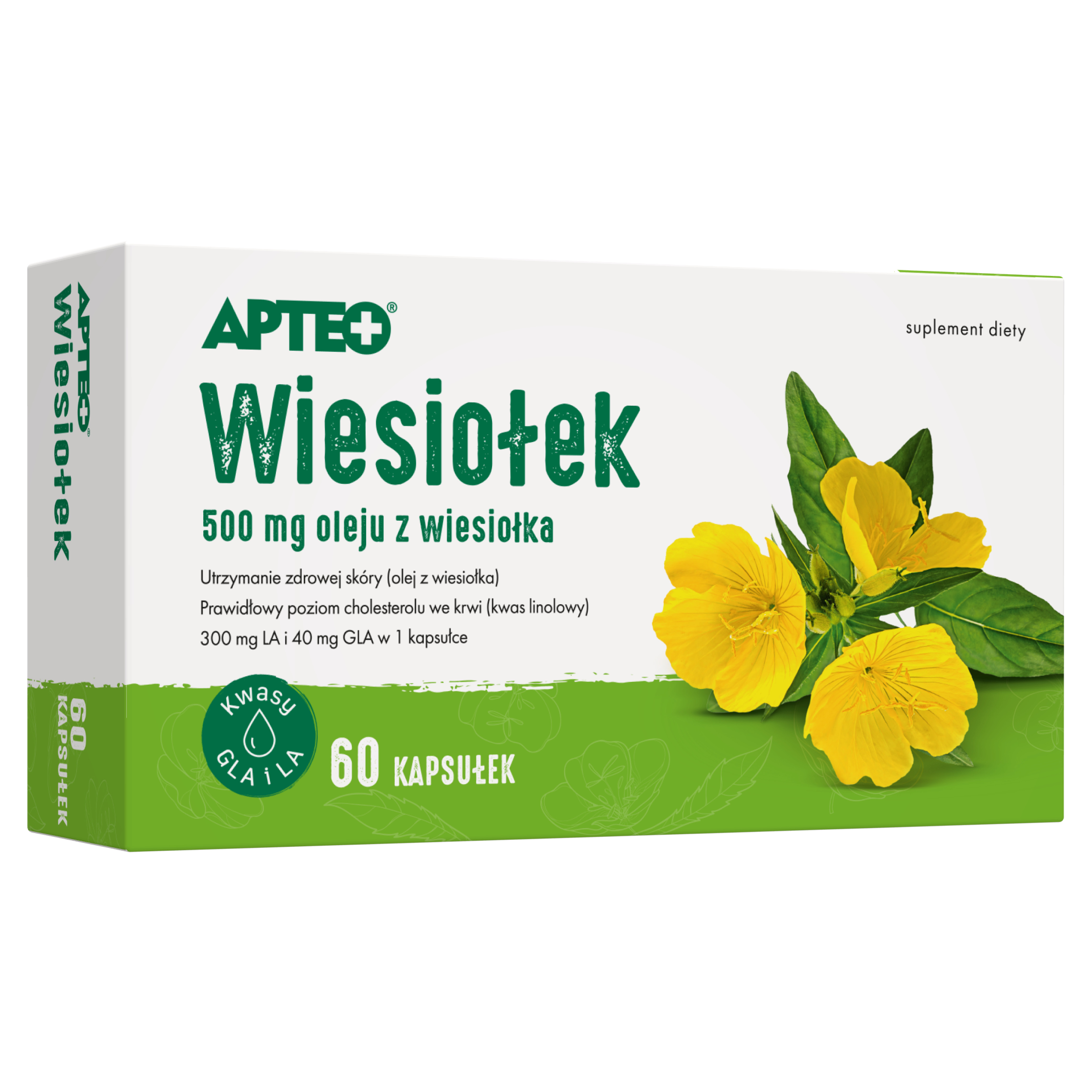 Apteo wiesiołek 60 kapsułek zdjęcie