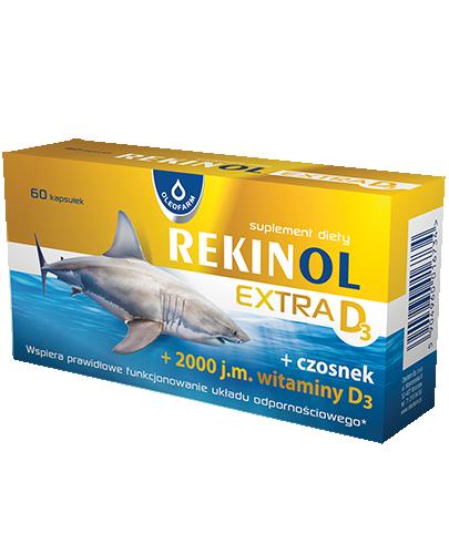 Rekinol Extra D3 60 kapsułek zdjęcie