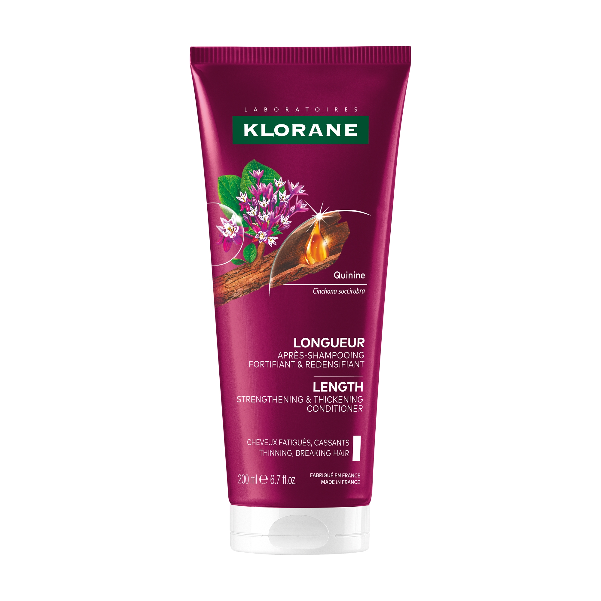 Klorane Odżywka przyspieszająca wzrost włosów, 200 ml zdjęcie