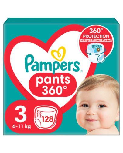 Pampers Pants Pieluchomajtki rozmiar 3, 6-11 kg, pieluszki, 128 sztuk zdjęcie