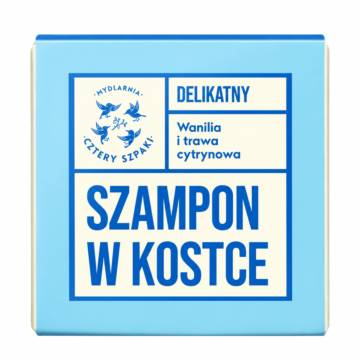 Mydlarnia Cztery Szpaki Delikatny szampon w kostce, 75 g zdjęcie