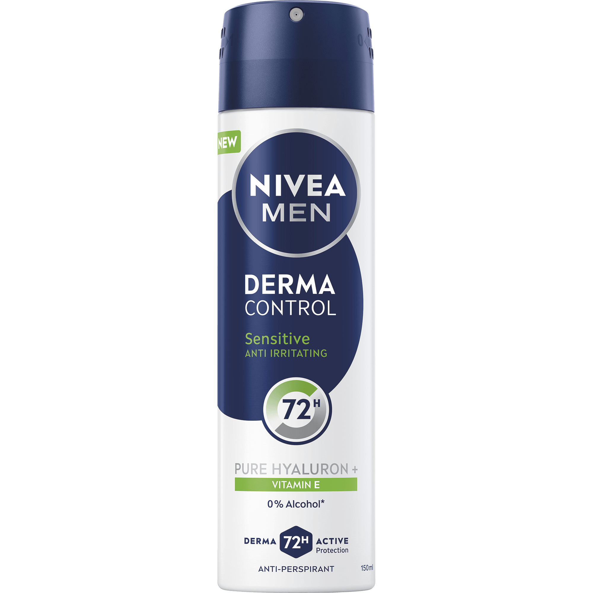 Nivea Men, Antyperspirant Derma Control Sensitive spray, 150 ml zdjęcie