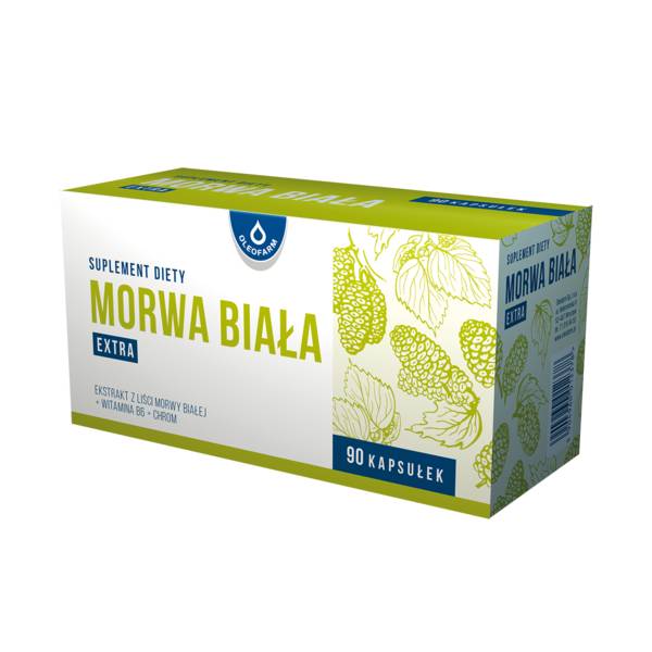 Oleofarm Morwa biała Extra, kapsułki, 90 sztuk zdjęcie