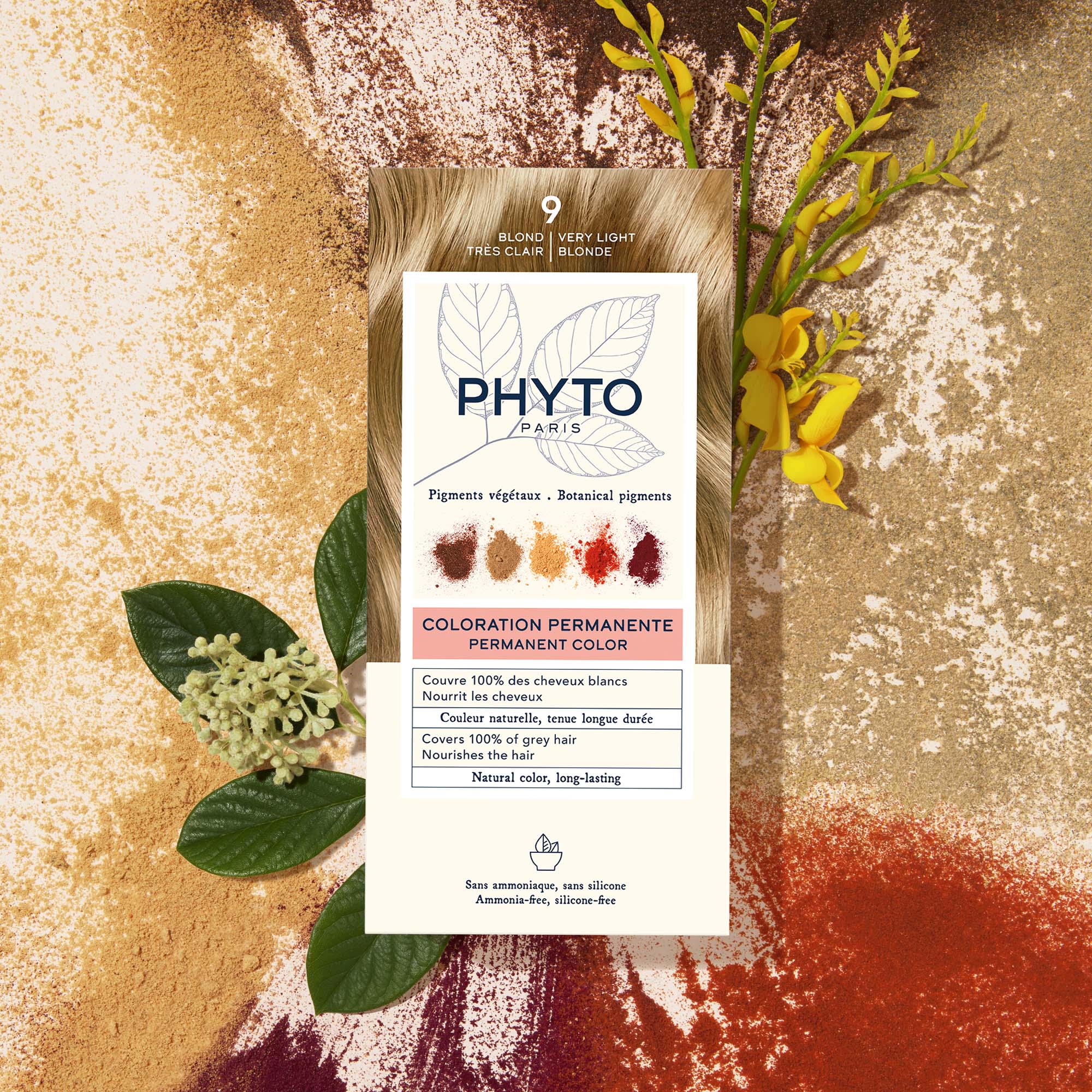PHYTO COLOR Farba do włosów - 9 BARDZO JASNY BLOND