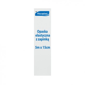VISCOPLAST OPASKA ELASTYCZNA Z ZAPINKĄ 5 m x 15 cm - 1 szt.
