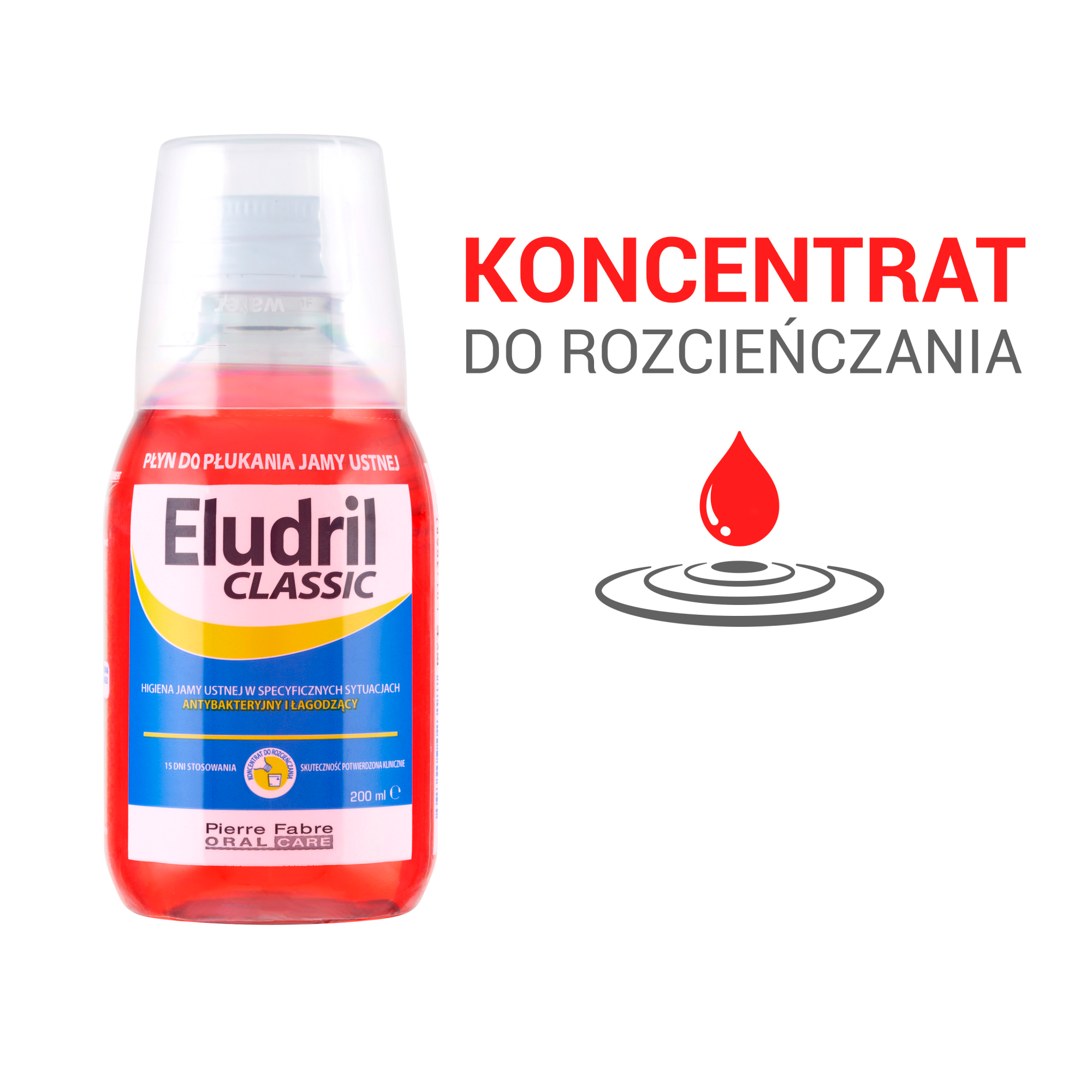 Eludril Classic płyn do płukania jamy ustnej 200 ml
