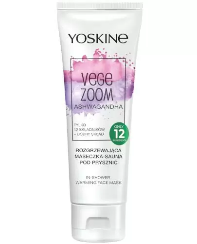 Yoskine Vege Zoom Ashwagandha rozgrzewająca maseczka-sauna pod prysznic 75 ml zdjęcie