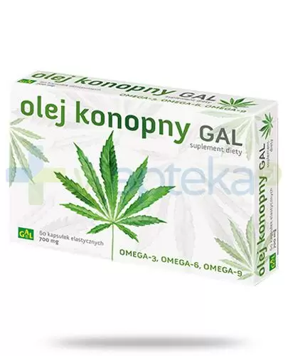 GAL olej konopny 700mg 60 kapsułek zdjęcie