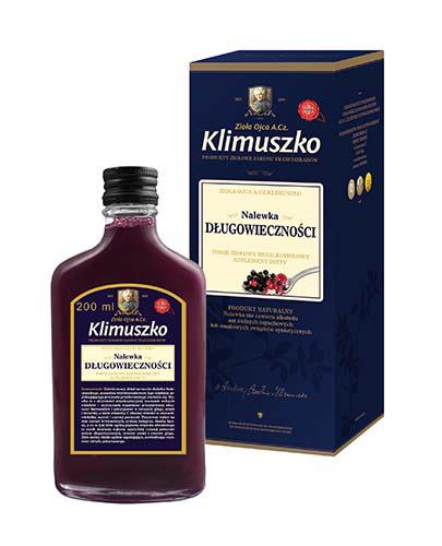 Zioła Ojca Klimuszko Nalewka długowieczności, 200 ml cena, opinie, dawkowanie zdjęcie