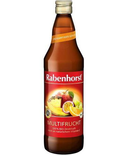 Rabenhorst Sok wieloowocowy bio - 750 ml - cena, opinie, właściwości zdjęcie