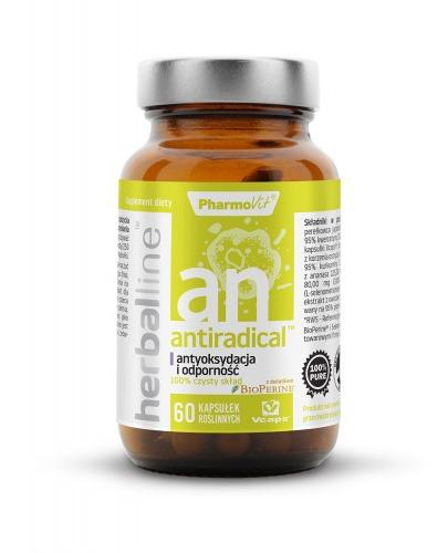 PharmoVit Herballine Antiradical - 60 kaps - cena, opinie, właściwości zdjęcie