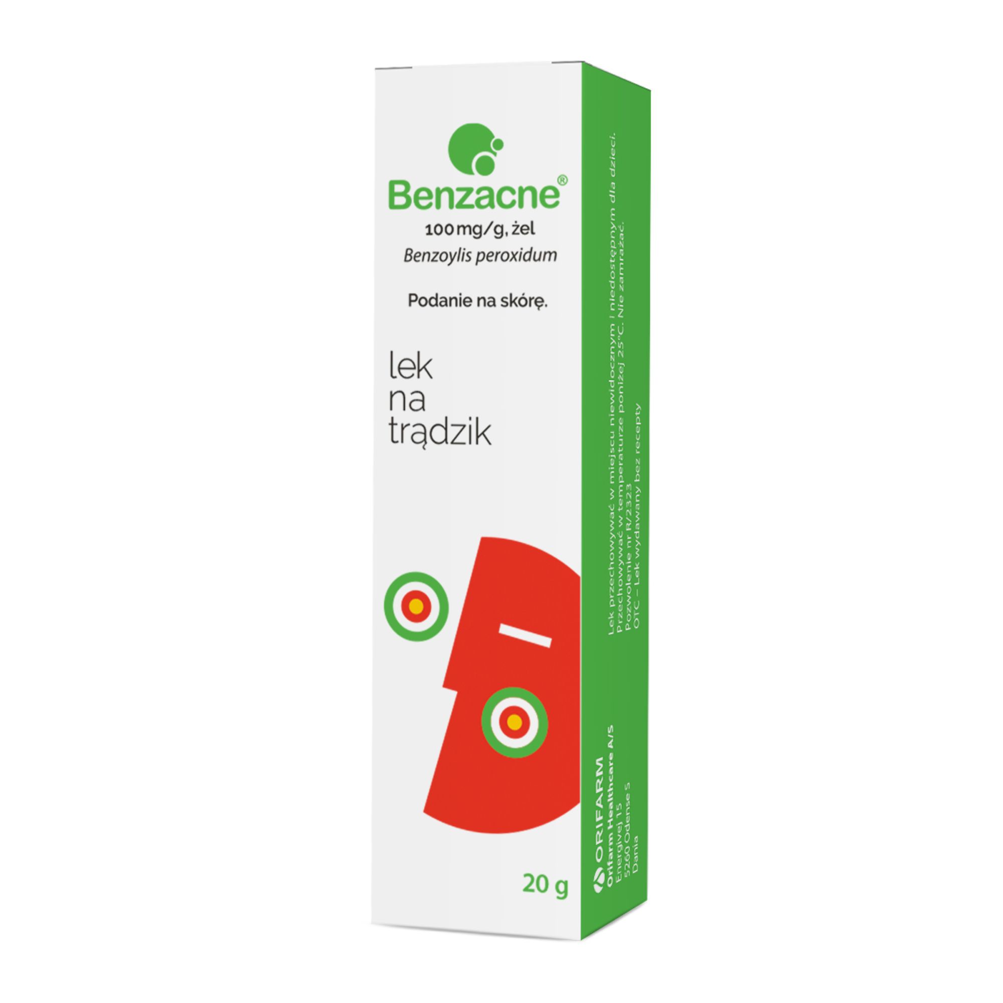 Benzacne, 100 mg/g, żel, 20 g zdjęcie