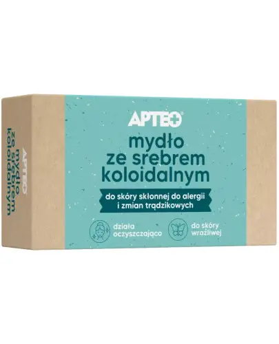 Apteo mydło ze srebrem koloidalnym 100 g zdjęcie