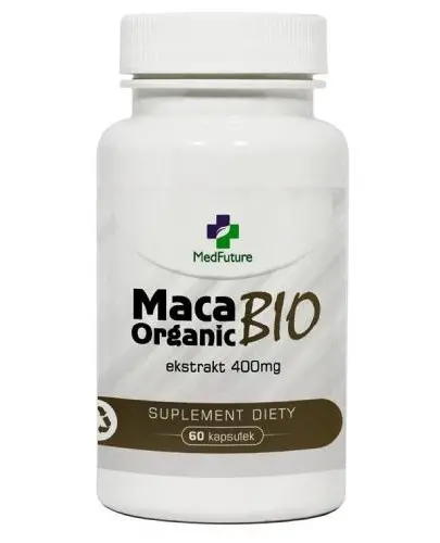 MedFuture Maca Organic Bio ekstrakt 400mg 60 kapsułek zdjęcie