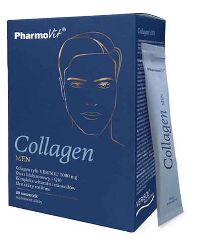 PharmoVit Collagen Men, 20 sasz., cena, wskazania, opinie zdjęcie
