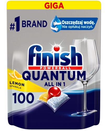 Finish Quantum Lemon Kapsułki do mycia naczyń w zmywarce, 100 sztuk zdjęcie